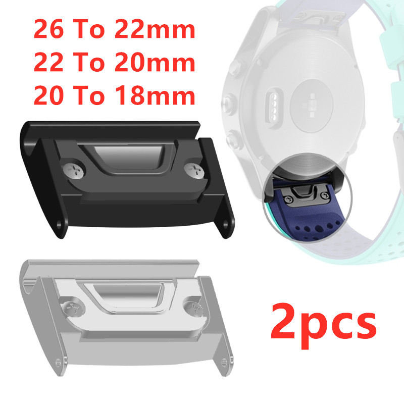 2pcs Watch Band Adapters 26mm  - Silicone Watch Band 22Mm のレビューと価格