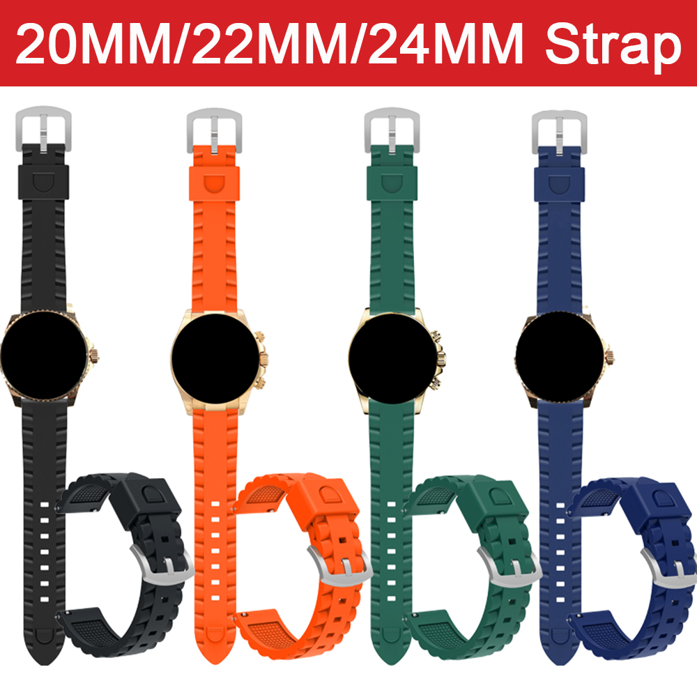 Soft Silicone Strap For 20mm 2 - Silicone Watch Band 22Mm のレビューと価格