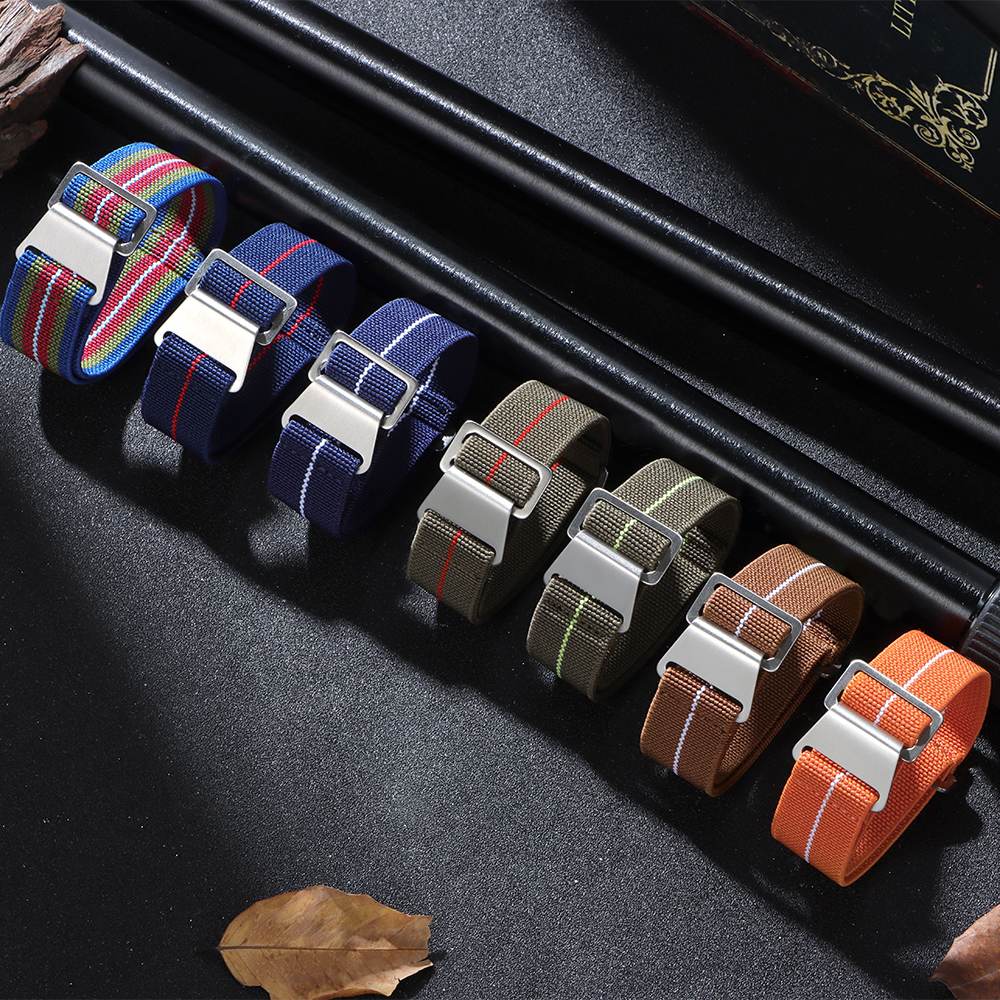 Elastic Watch Strap 18mm 20mm  - Parachute Strap Elastic のレビューと価格