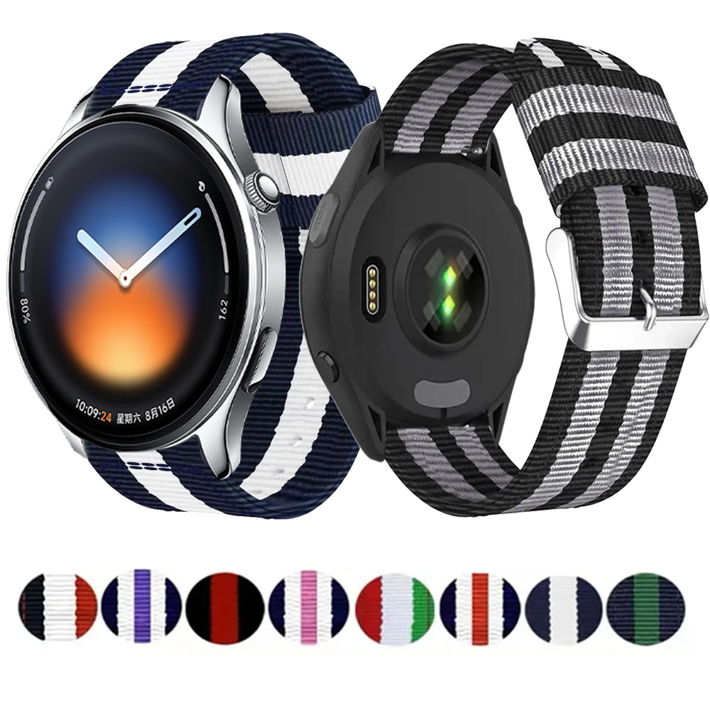 22/20mm Canvas Nylon Strap For - Canvas Strap Watch のレビューと価格