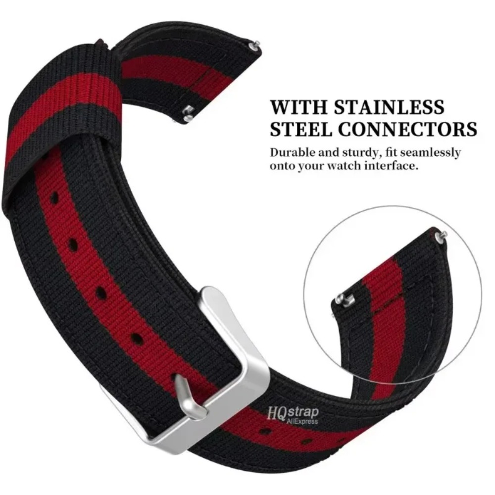 22/20mm Canvas Nylon Strap For - Canvas Strap Watch のレビューと価格