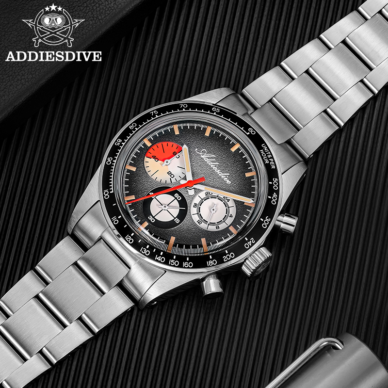 ADDIESDIVE 2026 NEW Chronograp - Tropic Strap Vintage のレビューと価格