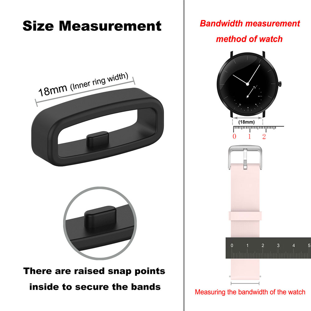 18 20 22mm Watch Band Ring Rub - Silicone Watch Band 22Mm のレビューと価格