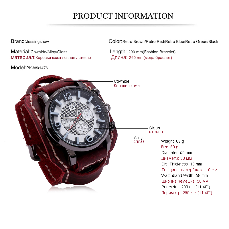 New Retro Mens Watches Genuine - Leather Watch Band Men のレビューと価格