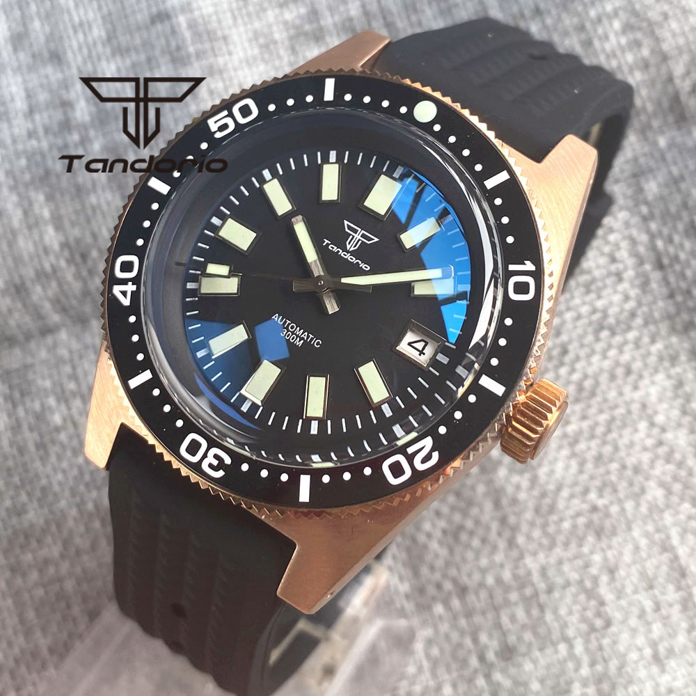 Tandorio 62 MAS CUSN8 Solid Br - Rubber Strap Diver のレビューと価格