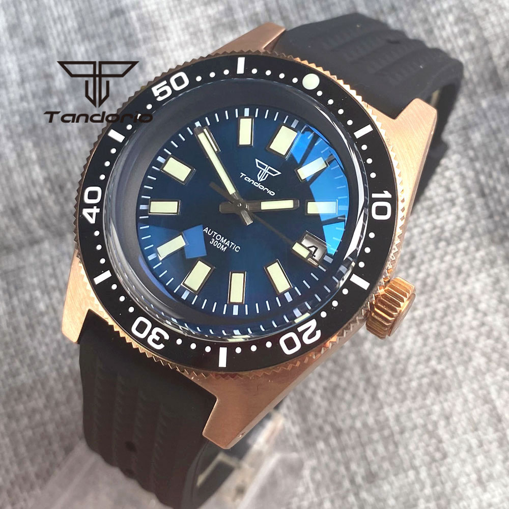 Tandorio 62 MAS CUSN8 Solid Br - Rubber Strap Diver のレビューと価格