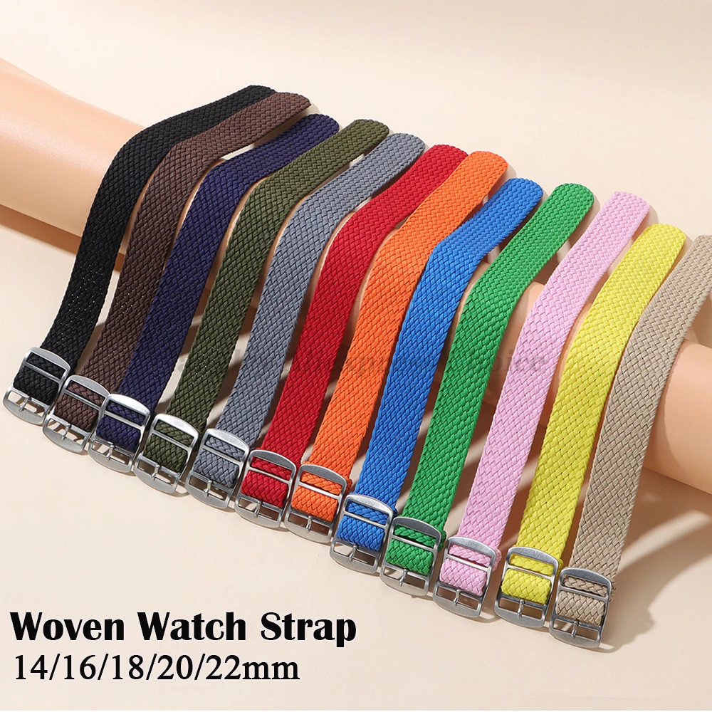 14mm 16mm 18mm 20mm 22mm Fabri - Perlon Strap Woven のレビューと価格