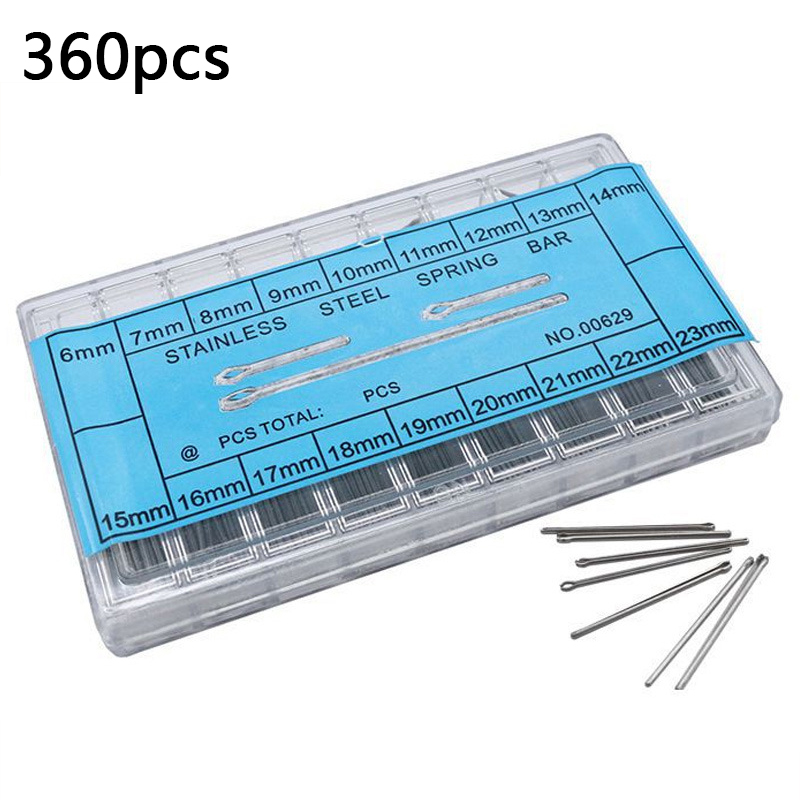 360 Pieces Split Pins Stainles - Spring Bar Tool Set のレビューと価格