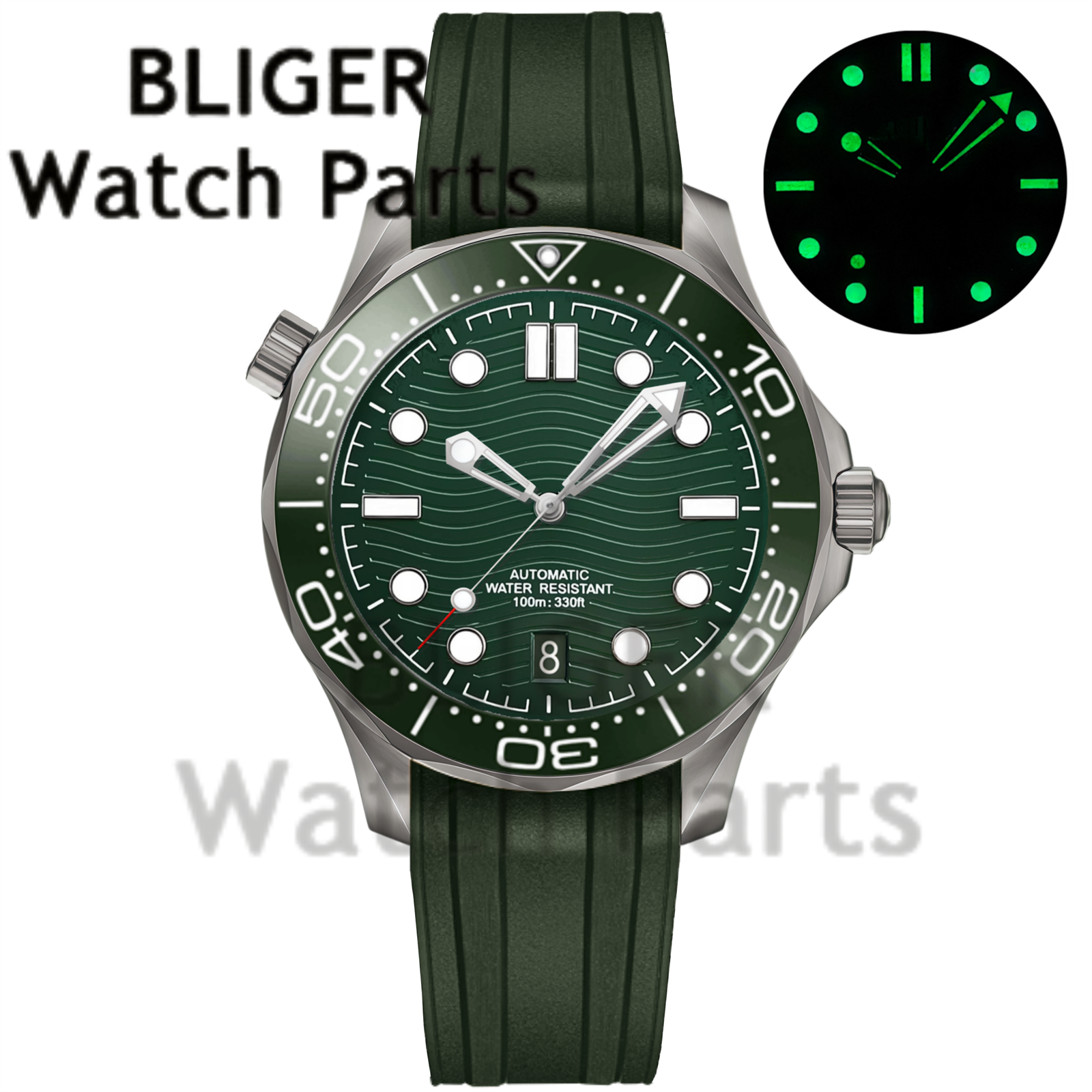 Customizable DIY 41mm Titanium - Stainless Bracelet Diver のレビューと価格