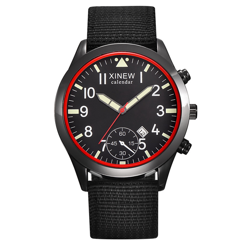 2020 XINEW Watches Men Fashion - Canvas Strap Watch のレビューと価格