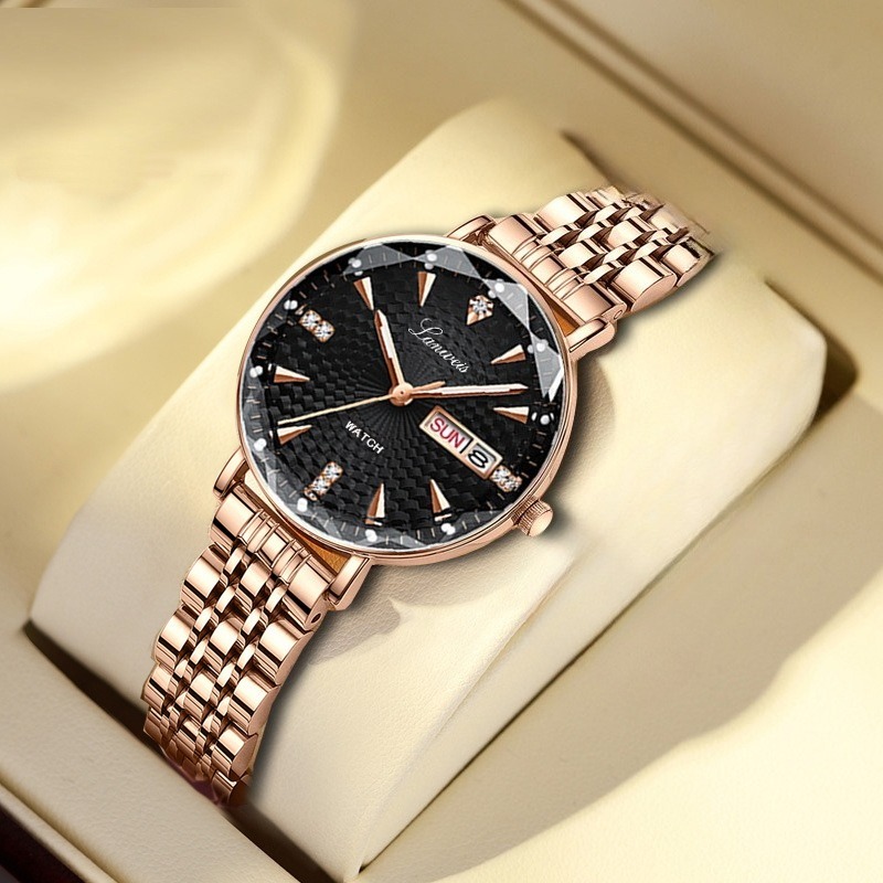 Ladies Watch, Butterfly Buckle - Butterfly Clasp Deployant のレビューと価格