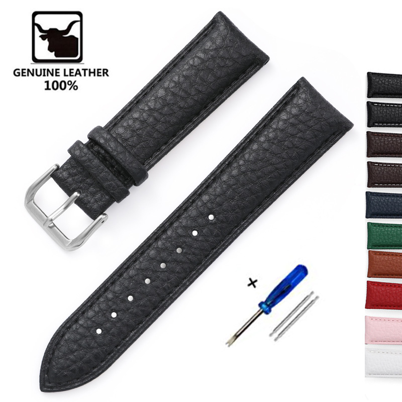 Litchi Pattern Soft Leather Wa - Suede Strap Watch のレビューと価格