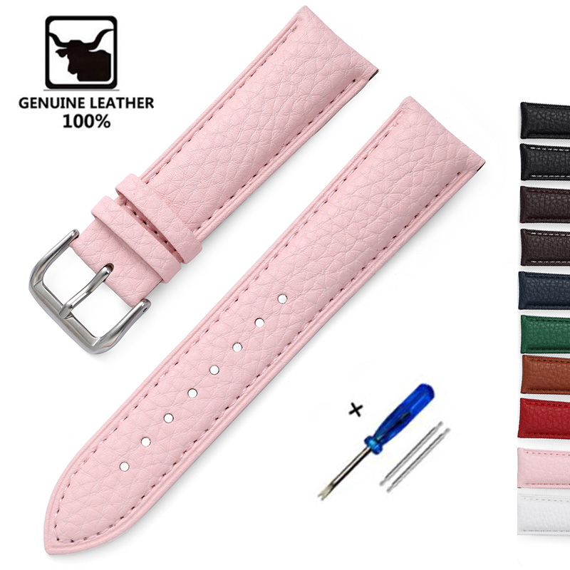 Litchi Pattern Soft Leather Wa - Suede Strap Watch のレビューと価格