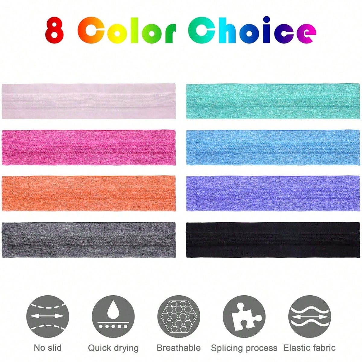 Sweatbands Non Slip Headbands  - Silicone Band Women のレビューと価格
