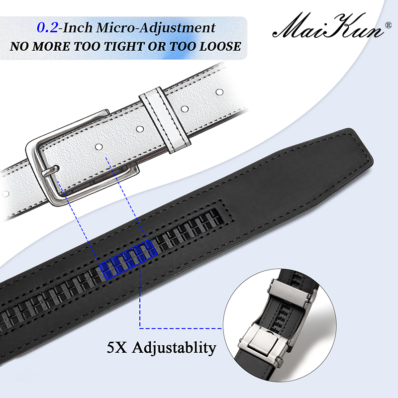 Maikun Brown Leather Ratchet B - Leather Strap Quick Release のレビューと価格