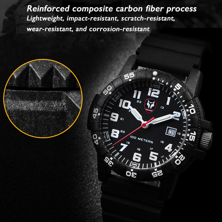 Hnlgnox Mens Pilot Watches Spo - Rubber Strap Diver のレビューと価格