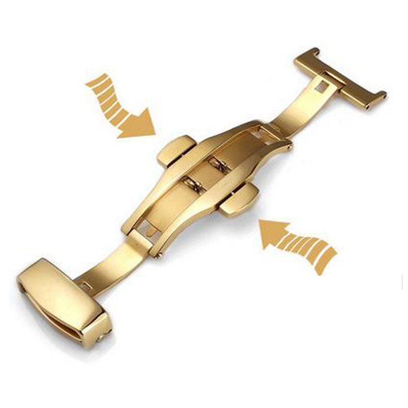 Automatic Double Click Butterf - Butterfly Clasp Deployant のレビューと価格