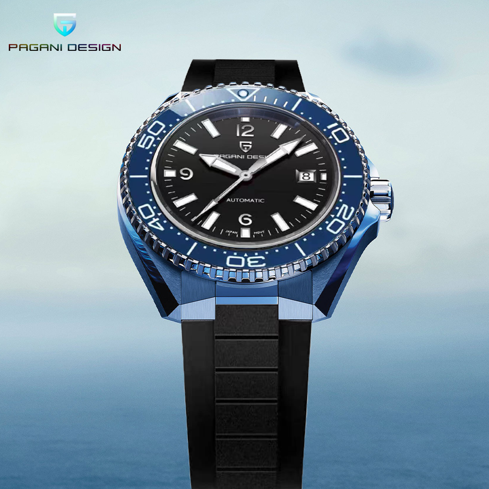 Pagani Design New Men's Mechan - Rubber Strap Diver のレビューと価格