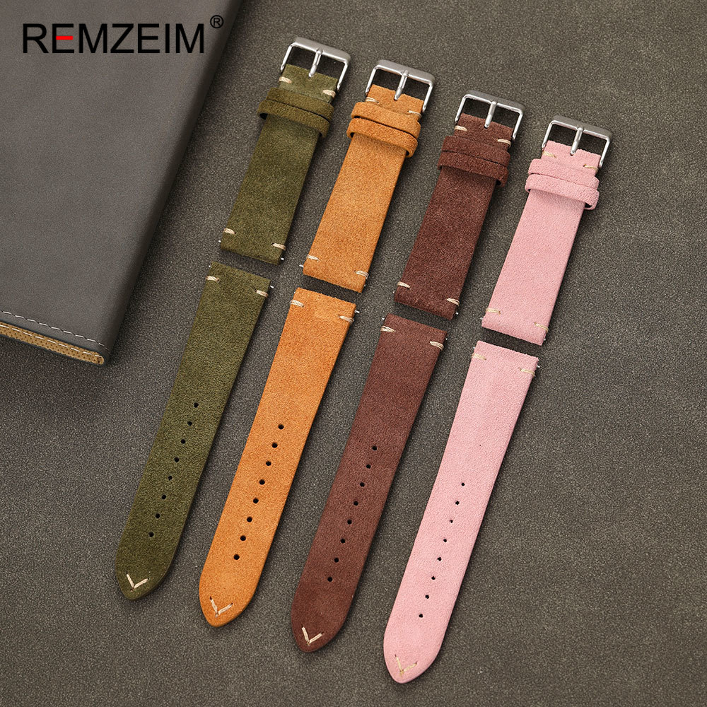 Unisex Suede Leather Watch Bel - Suede Strap Watch のレビューと価格