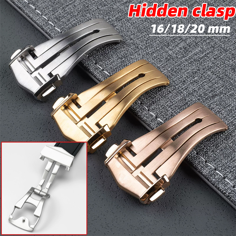 For Omega Deployment Clasp Lea - Butterfly Clasp Deployant のレビューと価格
