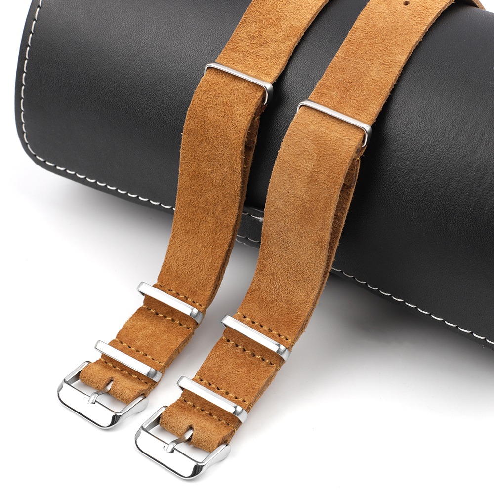 Soft Retro Suede Genuine Leath - Suede Strap Watch のレビューと価格