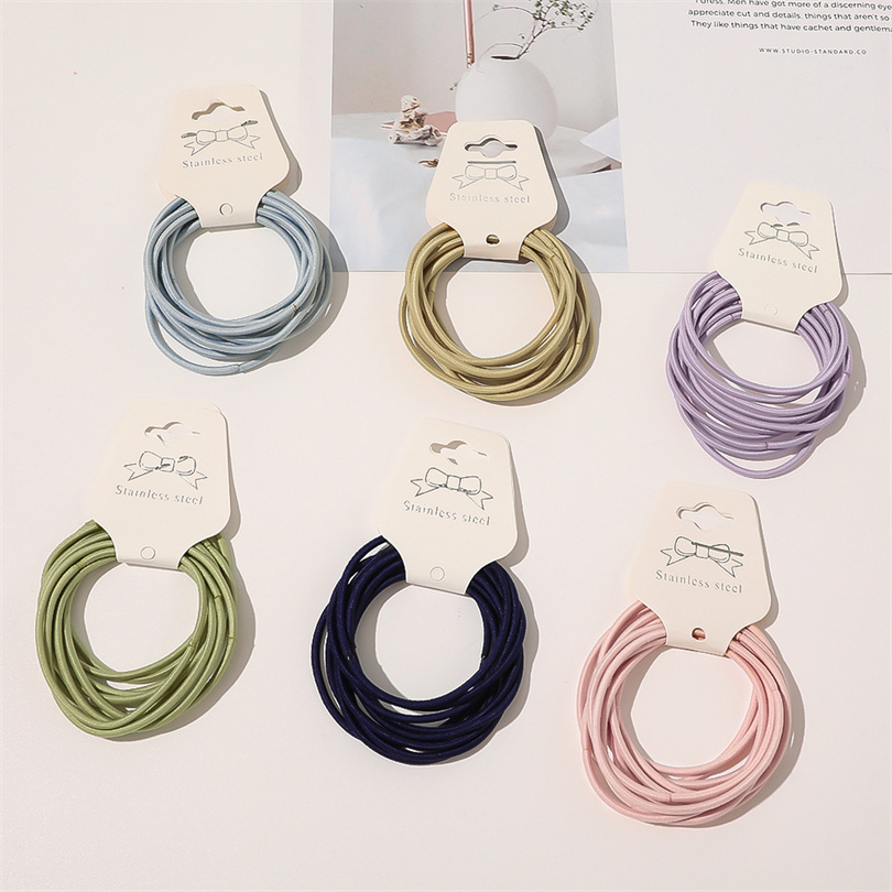 10PCS Women Girls Simple Basic - Silicone Band Women のレビューと価格