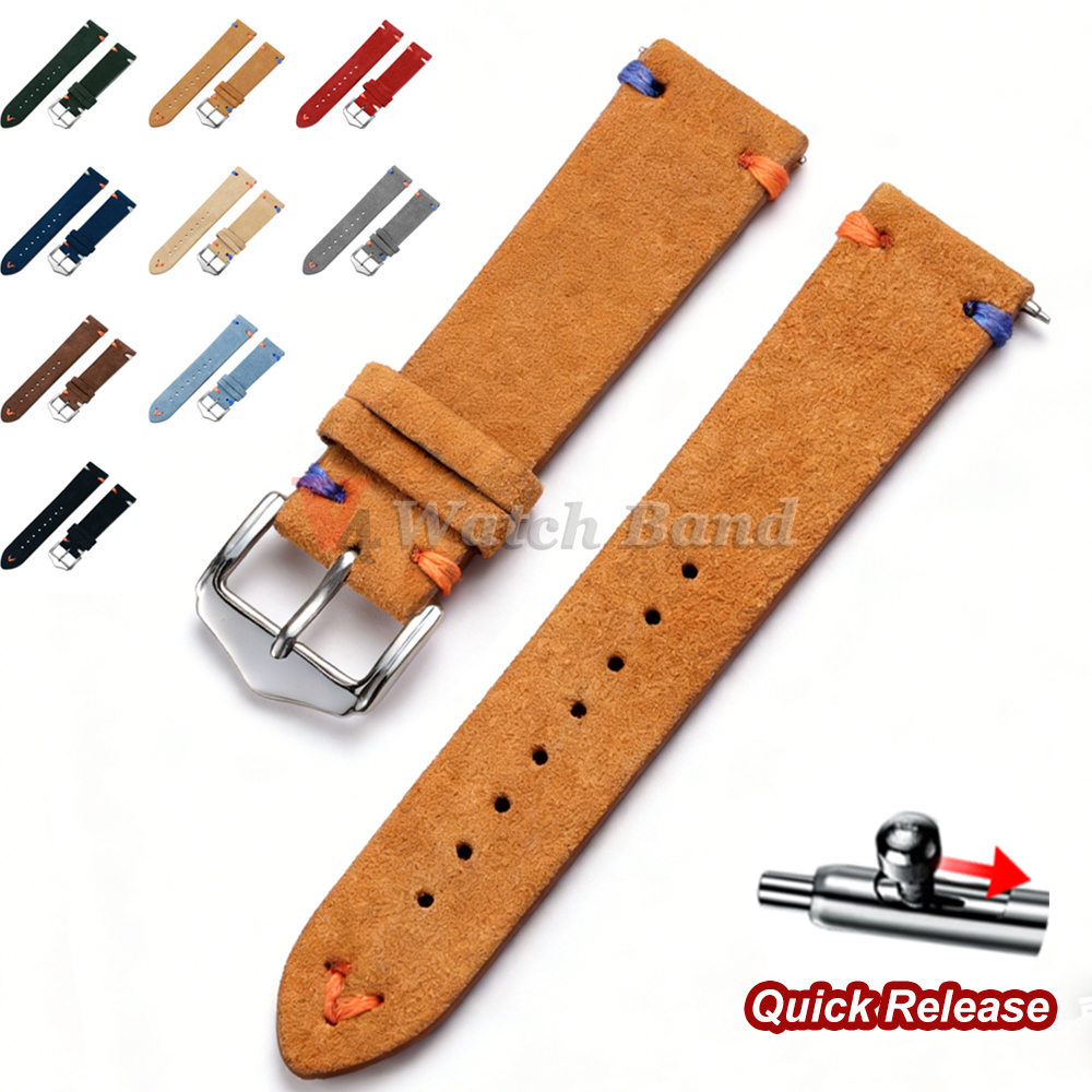 18mm 20mm 22mm Vintage Suede L - Suede Strap Watch のレビューと価格