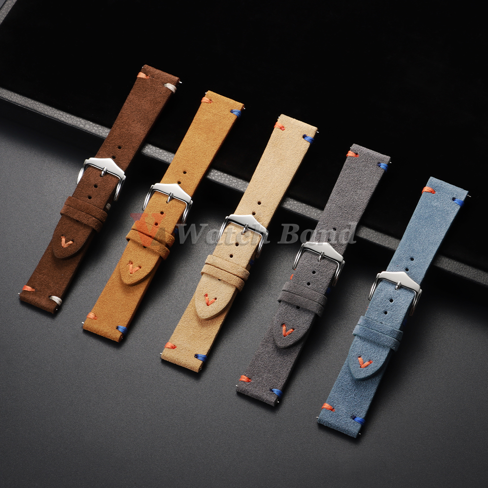 18mm 20mm 22mm Vintage Suede L - Suede Strap Watch のレビューと価格