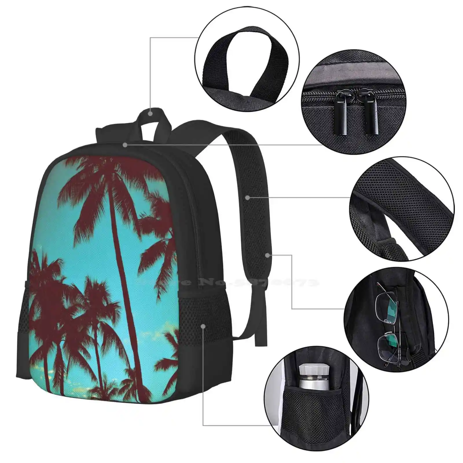 Vintage Tropical Palms Pattern - Tropic Strap Vintage のレビューと価格
