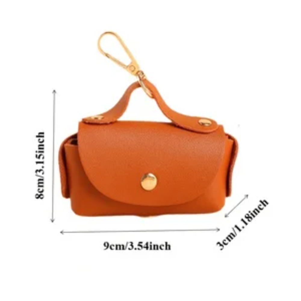 Elegant Leather Dog Poop Bag C - Leather Strap Quick Release のレビューと価格