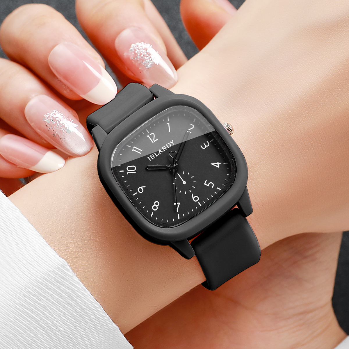 Fashion Square Women Quartz Wa - Silicone Band Women のレビューと価格