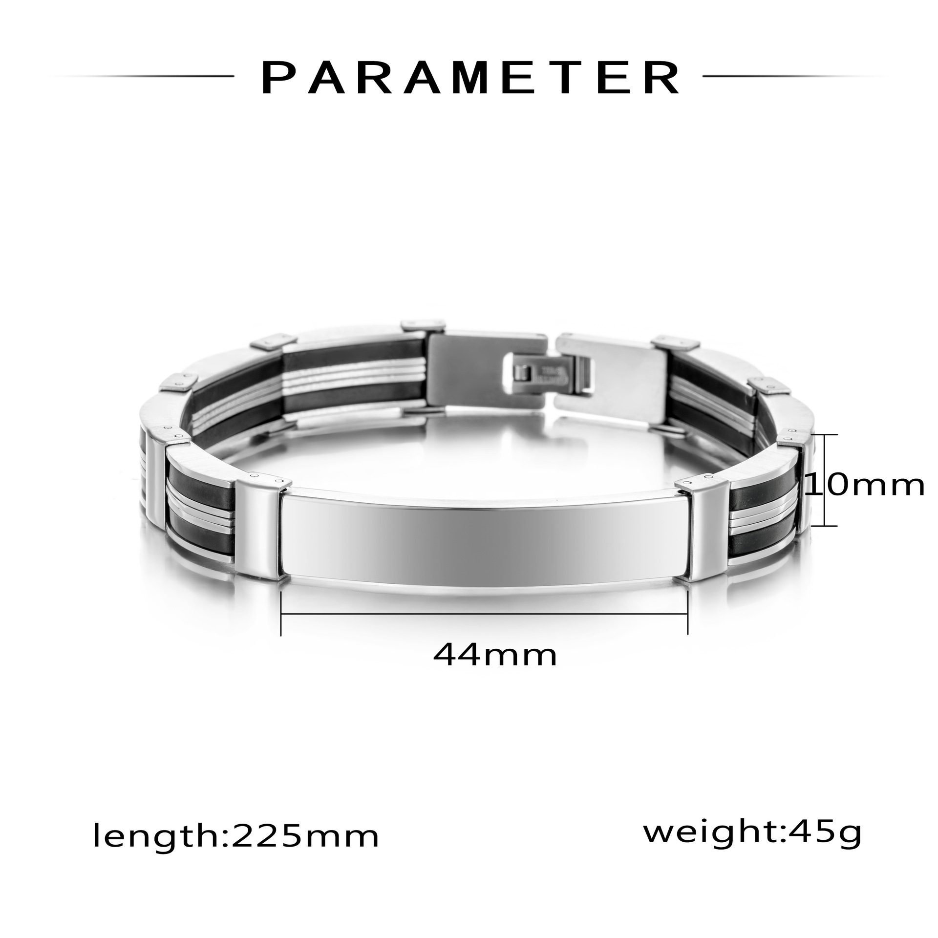 Punk Custom TEXT Name Men Stai - Silicone Band Women のレビューと価格