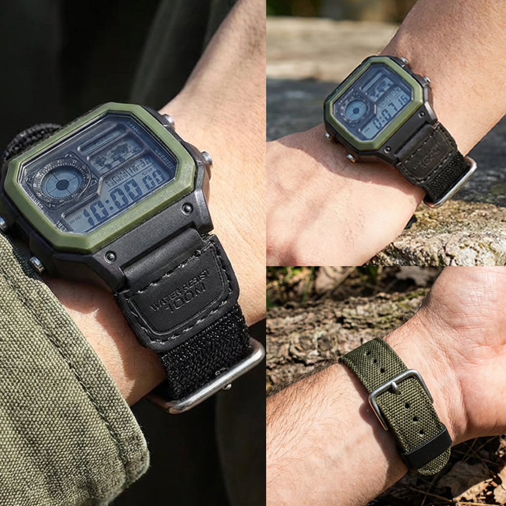 18mm Nylon Strap for Casio AE1 - Canvas Strap Watch のレビューと価格