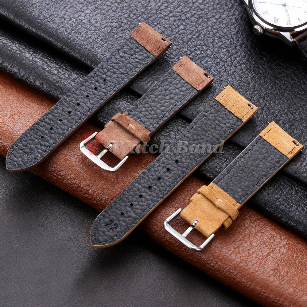 18/19/20/22mm Watch Band Genui - Suede Strap Watch のレビューと価格