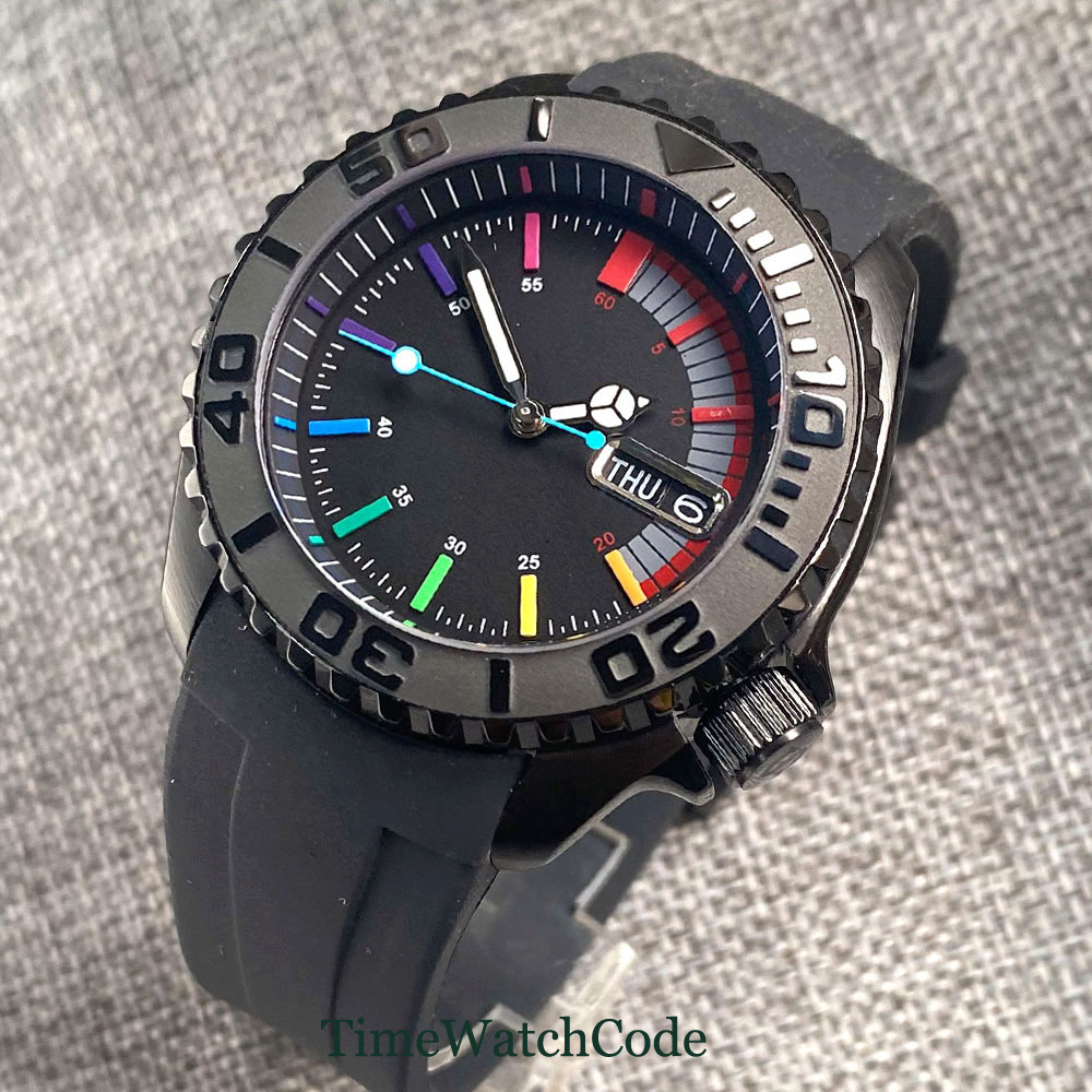 Tandorio 41mm 20ATM Diver Auto - Rubber Strap Diver のレビューと価格
