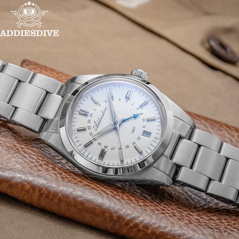 ADDIESDIVE Hot Brand 36mm Luxu - Stainless Bracelet Diver のレビューと価格