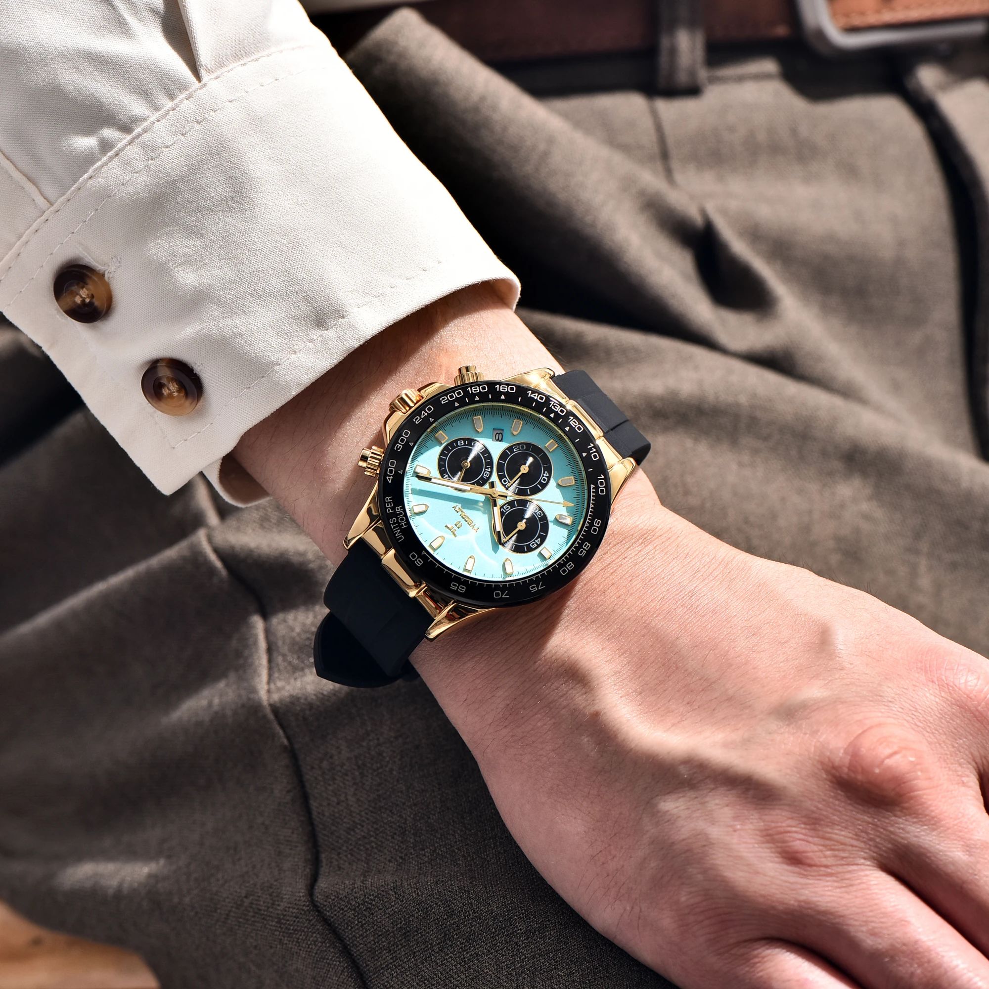 TYBERLEY Sophisticated Eleganc - Rubber Strap Diver のレビューと価格