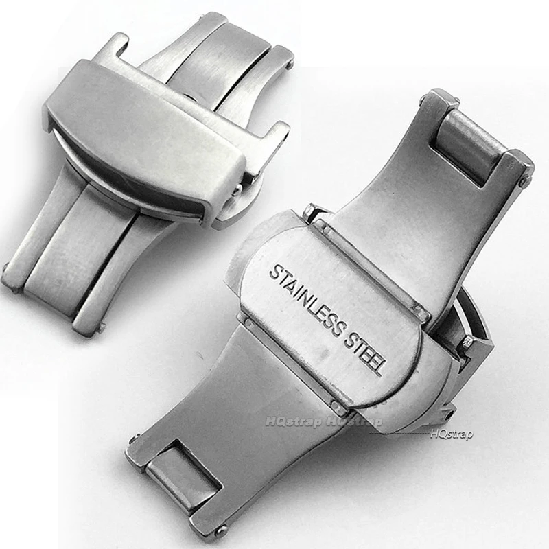 Matte Stainless Steel Butterfl - Butterfly Clasp Deployant のレビューと価格