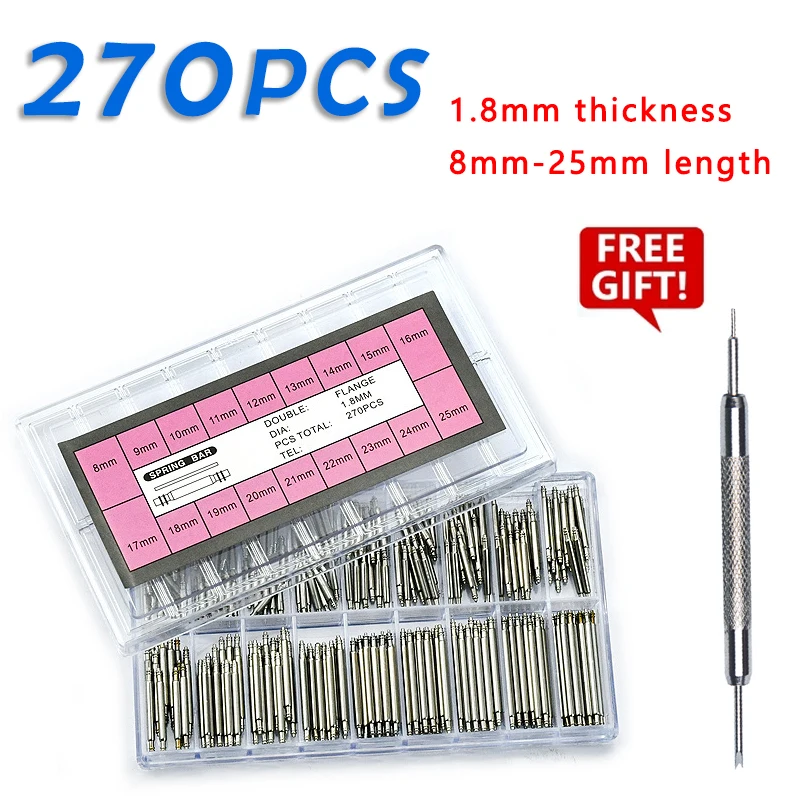 270pcs/set Strainless Steel Sp - Spring Bar Tool Set のレビューと価格