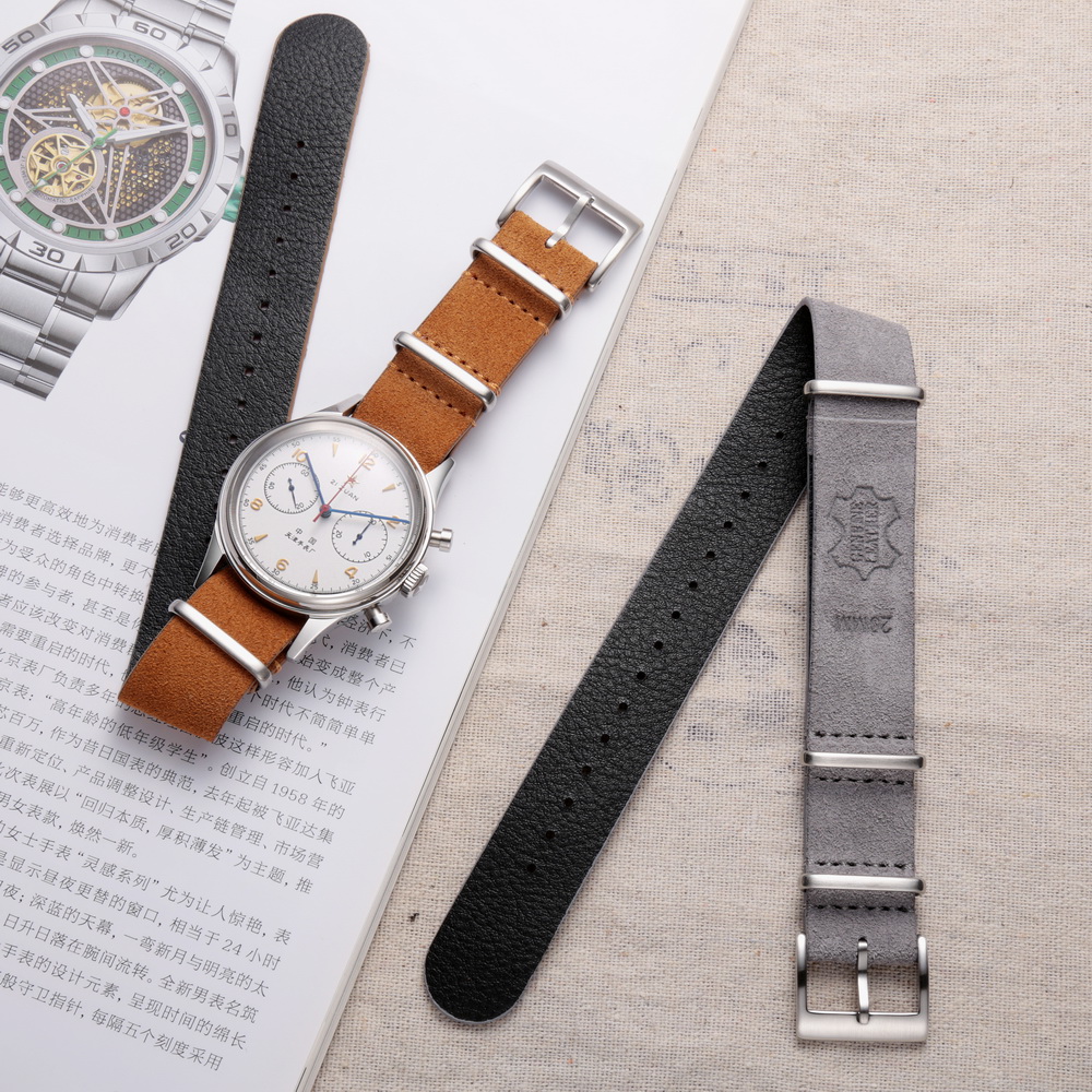 HEMSUT Genuine Leather Watch B - Suede Strap Watch のレビューと価格