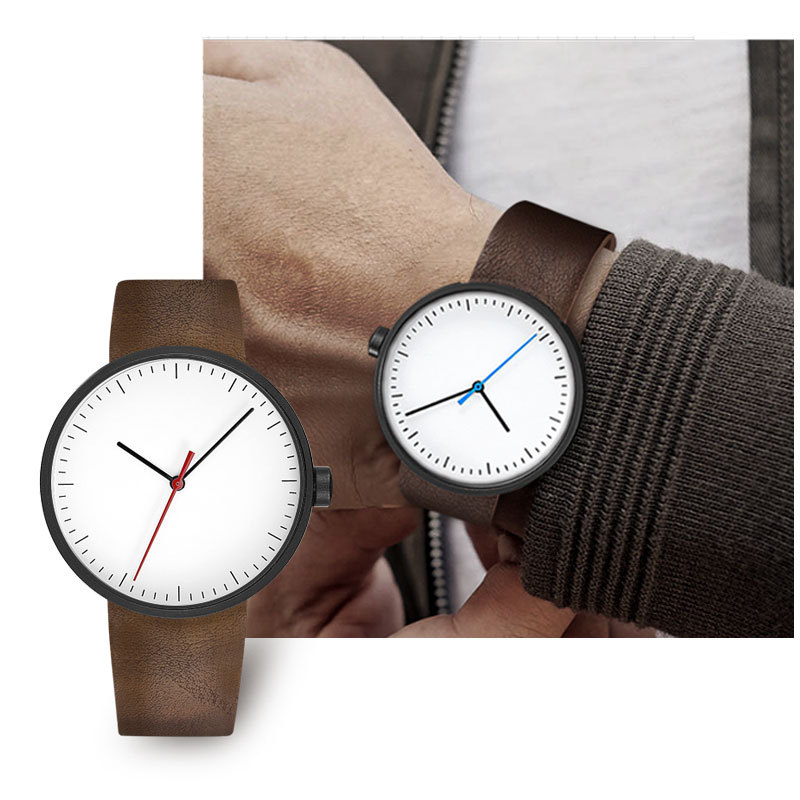 UTHAI Watch Men Simple Trendy  - Leather Watch Band Men のレビューと価格
